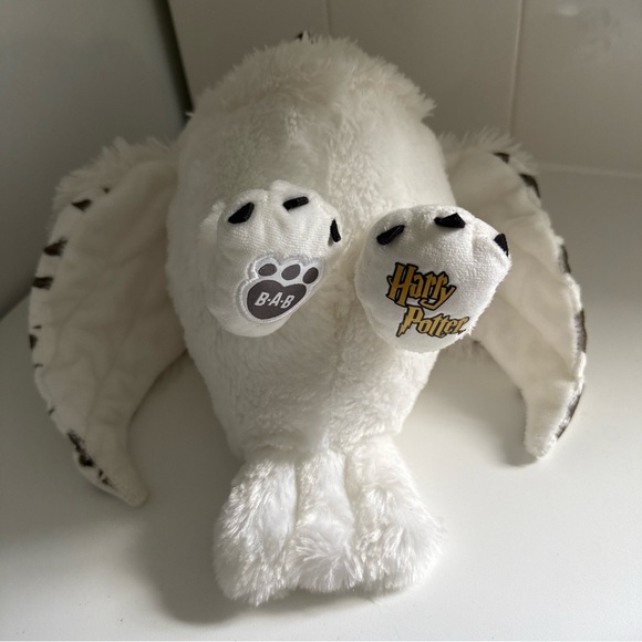 Charming White Plush Owl & elf Stuffed Animal - Picture 6 of 6